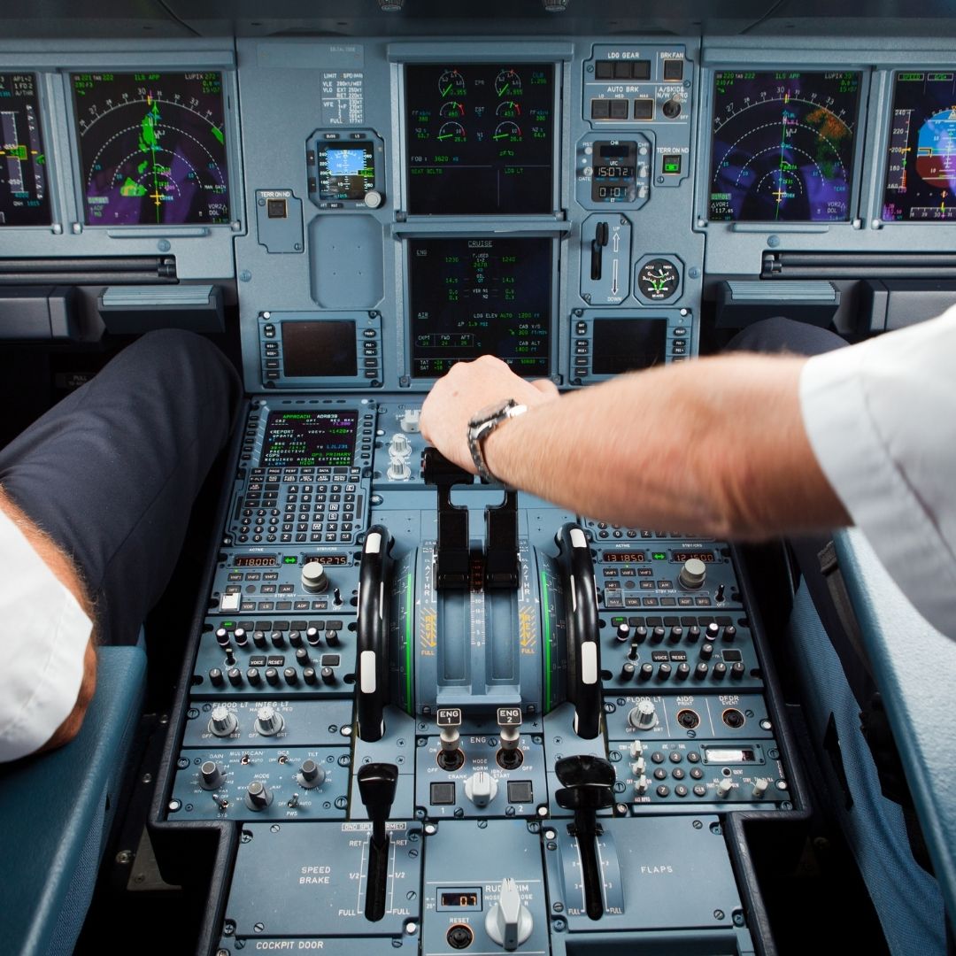 Flying a plane