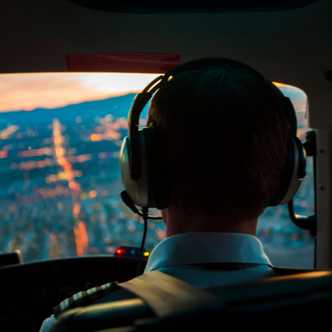 3 airline pilot in sky