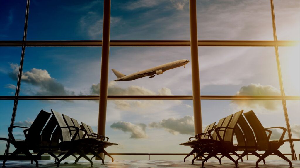plane taking off
