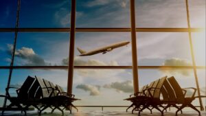 plane taking off