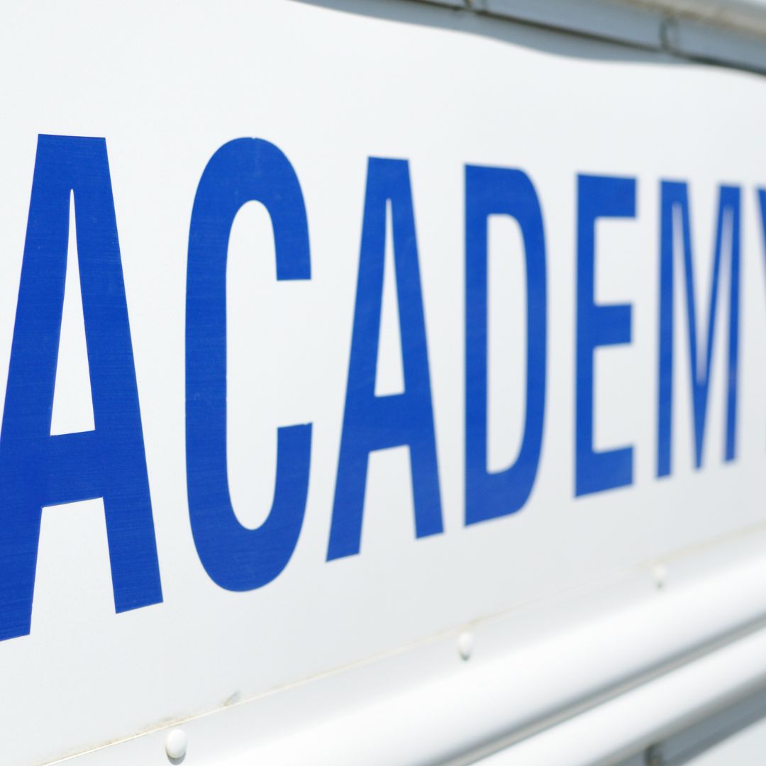 Letters spelling academy