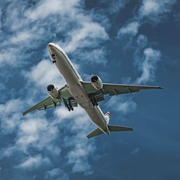airplane in the sky