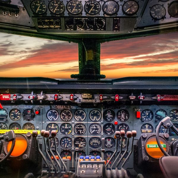 A planes cockpit