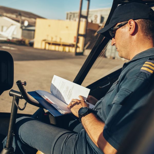 studying for flight test