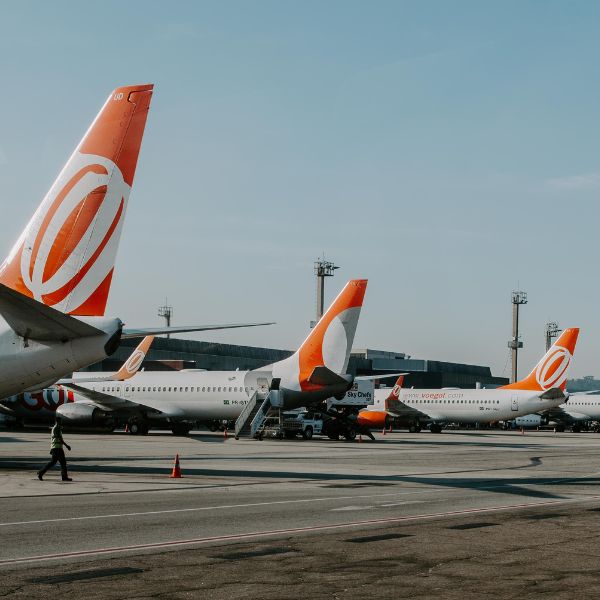 Commercial planes.